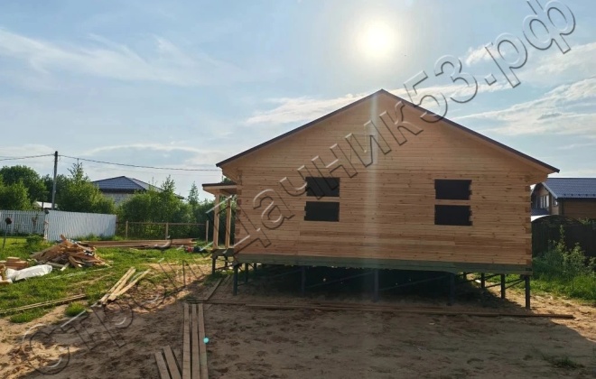 3 Брусовой дом ОД-21, 11x9.5м, 91 М², Московская область, Сергиево-Посадский район, деревня Шапилово (4)